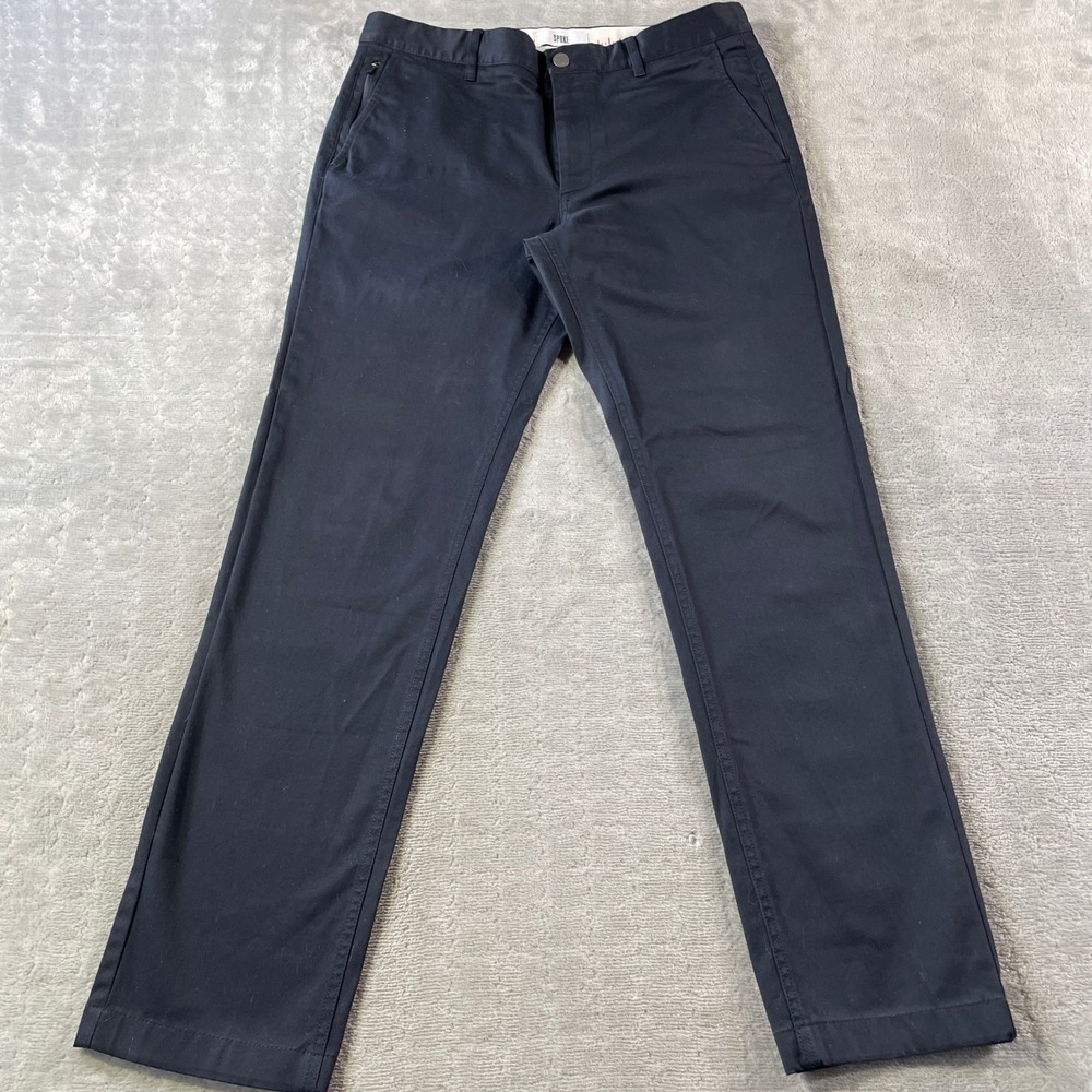 Spoke Bulletproofs Pants Men 32 Build Blue Office Casual Preppy Stretch Portugal